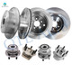 Set of 8 Front 293mm-Rear 286mm Brake Disc Rotors-Wheel Hub Bearing Assembly For 2008-2013 Subaru Impreza Set of 8 Front 293mm-Rear 286mm Brake Disc Rotors-Wheel Hub Bearing Assembly For 2008-2013 Subaru Impreza