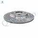 Set of 4 Rear 305mm Drilled Slotted Brake Disc Rotors-Wheel Hub Bearing Assembly For 2008-2011 Dodge Grand Caravan