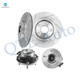 Set of 4 Rear 328mm Drilled Slotted Brake Disc Rotors-Wheel Hub Bearing Assembly For 2012-2020 Dodge Grand Caravan