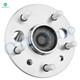 Set of 8 Rear 269mm Brake Disc Rotors-Wheel Hub Bearing Assembly-Ceramic Brake Pad Kit For 2005-2007 Toyota Avalon