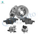 Set of 8 Rear 271mm Drilled Slotted Brake Disc Rotors-D1564 7957 Ceramic Brake Pad Kit-Wheel Hub Bearing Assembly For 2012-2018 Ford Focus SE Set of 8 Rear 271mm Drilled Slotted Brake Disc Rotors-D1564 7957 Ceramic Brake Pad Kit-Wheel Hub Bearing Assembly For 2012-2018 Ford Focus SE