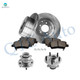 Set of 8 Rear 284mm Brake Disc Rotors-8428A-D1445 Ceramic Brake Pad Kit-Wheel Hub Bearing Assembly For 2011-2014 Hyundai Sonata Set of 8 Rear 284mm Brake Disc Rotors-8428A-D1445 Ceramic Brake Pad Kit-Wheel Hub Bearing Assembly For 2011-2014 Hyundai Sonata