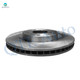 Set of 6 Front 296mm Brake Disc Rotors-Ceramic Brake Pad Kit For 2008-2013 Nissan Rogue