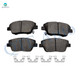 Set of 12 Front 300mm-Rear 284mm Brake Disc Rotors-Ceramic Brake Pad Kit For 2012-2015 KIA Optima Front 8595-D1444 Set of 12 Front 300mm-Rear 284mm Brake Disc Rotors-Ceramic Brake Pad Kit For 2012-2015 KIA Optima Front 8595-D1444