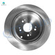 Set of 12 Front 330mm-Rear 345mm Drilled Slotted Brake Disc Rotors-Ceramic Brake Pad Kit For 2014 GMC Yukon