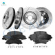 Set of 12 Front 321mm-Rear 315mm Drilled Slotted Brake Disc Rotors-Ceramic Brake Pad Kit For 2014 2015 Chevrolet Impala Set of 12 Front 321mm-Rear 315mm Drilled Slotted Brake Disc Rotors-Ceramic Brake Pad Kit For 2014 2015 Chevrolet Impala