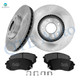 Set of 6 Front 300mm Brake Disc Rotors-Ceramic Brake Pad Kit For 2011-2016 KIA Sportage