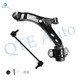 Front Left Lower Control Arm Ball Joint-Sway Bar Link For 2005-2010 Ford Mustang