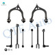 Set of 8 Front Upper Control Arm Ball Joint-Sway Bar Link-Rear Lower Forward Control Arm-Sway Bar Link For 2005-2020 Chrysler 300
