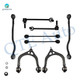 Set of 8 Front Upper Control Arm Ball Joint-Sway Bar Link-Rear Lower Rearward Control Arm-Sway Bar Link For 2005-2018 Chrysler 300 Set of 8 Front Upper Control Arm Ball Joint-Sway Bar Link-Rear Lower Rearward Control Arm-Sway Bar Link For 2005-2018 Chrysler 300