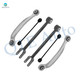 Set of 6 Rear Upper Rearward-Lower Forward Control Arm-Sway Bar Link For 2005-2008 Dodge Magnum Set of 6 Rear Upper Rearward-Lower Forward Control Arm-Sway Bar Link For 2005-2008 Dodge Magnum