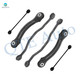 Set of 6 Rear Upper Forward-Lower Rearward Control Arm-Sway Bar Link For 2005-2018 Chrysler 300