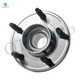 Set of 4 Front 293mm Drilled Slotted Brake Disc Rotors-Wheel Hub Bearing Assembly For 2005-2010 Ford Mustang