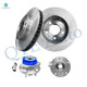 Set of 4 Front 278mm Brake Disc Rotors-Wheel Hub Bearing Assembly For 2001 Pontiac Montana