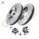 Set of 4 Front 303mm Brake Disc Rotors-Wheel Hub Bearing Assembly For 1997-1999 Buick Riviera