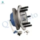 Set of 4 Front 303mm Brake Disc Rotors-Wheel Hub Bearing Assembly For 1997-2005 Cadillac Deville