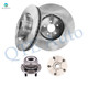 Set of 4 Front 316mm Brake Disc Rotors-Wheel Hub Bearing Assembly For 2014 Subaru Forester