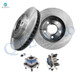 Set of 4 Front 278mm Brake Disc Rotors-Wheel Hub Bearing Assembly For 1997-2005 Buick Century