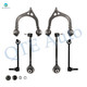 Set of 6 Front Upper-Lower Forward Control Arm Ball Joint-Sway Bar Link Replacement For 2007 2008 Dodge Charger