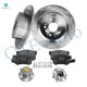 Set of 8 Rear 282mm Brake Disc Rotors-7418-D537 Ceramic Brake Pad Kit-Wheel Hub Bearing Assembly For 2015 Honda Civic Set of 8 Rear 282mm Brake Disc Rotors-7418-D537 Ceramic Brake Pad Kit-Wheel Hub Bearing Assembly For 2015 Honda Civic
