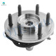Set of 8 Front 350mm Drilled Slotted Brake Disc Rotors-Ceramic Brake Pad Kit-Wheel Hub Bearing Assembly For 2010 Ford F-150 AWD Set of 8 Front 350mm Drilled Slotted Brake Disc Rotors-Ceramic Brake Pad Kit-Wheel Hub Bearing Assembly For 2010 Ford F-150 AWD
