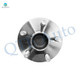 Set of 8 Rear 269mm Brake Disc Rotors-Rear 7696-D823 Ceramic Brake Pad Kit-Wheel Hub Bearing Assembly For 2003-2008 Toyota Matrix 4-Wheel ABS