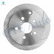 Set of 8 Rear Drilled Slotted Brake Disc Rotors 269mm-Wheel Hub Bearing Assembly-Ceramic Brake Pad Kit For 2005 2006 Toyota Corolla Non-ABS Set of 8 Rear Drilled Slotted Brake Disc Rotors 269mm-Wheel Hub Bearing Assembly-Ceramic Brake Pad Kit For 2005 2006 Toyota Corolla Non-ABS