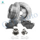 Set of 8 Rear Drilled Slotted Brake Disc Rotors 269mm-Wheel Hub Bearing Assembly-Ceramic Brake Pad Kit For 2003-2008 Toyota Matrix Non-ABS Set of 8 Rear Drilled Slotted Brake Disc Rotors 269mm-Wheel Hub Bearing Assembly-Ceramic Brake Pad Kit For 2003-2008 Toyota Matrix Non-ABS