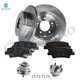 Set of 8 Rear 284mm Brake Disc Rotors-8428A-D1445 Ceramic Brake Pad Kit-Wheel Hub Bearing Assembly For 2011-2017 Hyundai Azera Set of 8 Rear 284mm Brake Disc Rotors-8428A-D1445 Ceramic Brake Pad Kit-Wheel Hub Bearing Assembly For 2011-2017 Hyundai Azera