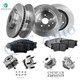 Set of 16 Front 296mm-Rear 281mm Brake Disc Rotors-Ceramic Brake Pad Kit-Wheel Hub Bearing Assembly For 2007-2011 Toyota RAV4