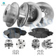 Set of 16 Front 293mm-Rear 286mm Brake Disc Rotors-Ceramic Brake Pad Kit-Wheel Hub Bearing Assembly For 2010-2012 Subaru Outback Set of 16 Front 293mm-Rear 286mm Brake Disc Rotors-Ceramic Brake Pad Kit-Wheel Hub Bearing Assembly For 2010-2012 Subaru Outback
