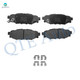 Set of 8 Rear 286mm Brake Disc Rotors-Ceramic Brake Pad Kit-Wheel Hub Bearing Assembly For 2010-2014 Subaru Outback