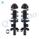 Pair 2 Front L-R Quick Complete Strut-Coil Spring For 2015-2017 Chrysler 200 AWD