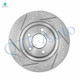 Set of 16 Front 296mm-Rear 270mm Drilled Slotted Brake Disc Rotors-Ceramic Brake Pad Kit-Wheel Hub Bearing Assembly For 2004-2006 Chevrolet Malibu