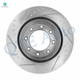 Set of 12 Front 325mm-Rear 340mm Drilled Slotted Brake Disc Rotors-Ceramic Brake Pad Kit For 2008-2012 Ford F-250 Super Duty
