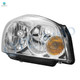 Left Side Headlights Assembly for 2006-2013 Chevrolet Impala 6 Cyl With Bulb Halogen Headlight Assembly
