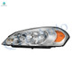 Left Side Headlights Assembly for 2006 2007 Chevrolet Monte Carlo 6 Cyl With Bulb Halogen Headlight Assembly