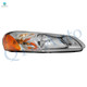 Left Side Headlights Assembly for 2001-2003 Chrysler Sebring Naturally Aspirated With Bulb Halogen Headlight Assembly