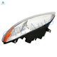 Left Side Headlights Assembly for 2001-2003 Chrysler Sebring Naturally Aspirated With Bulb Halogen Headlight Assembly