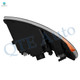 Right Side Headlights Assembly for 2001-2003 Chrysler Sebring Naturally Aspirated With Bulb Halogen Headlight Assembly