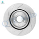 Set of 4 Front 325mm Drilled Slotted Brake Disc Rotors-Wheel Hub Bearing Assembly For 2011 2012 Ford Explorer