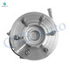 Set of 4 Front 350mm Drilled Slotted Brake Disc Rotors-Wheel Hub Bearing Assembly For 2010 Ford F-150 with 6 Stud Hub