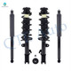 Set of 4 Front Quick Complete Strut-Coil Spring Assembly-Rear Complete Shock Absorber Kit For 2012-2014 Nissan Versa