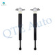 Pair of 2 Rear Complete Shock Absorber Kit For 2014-2023 Jeep Cherokee