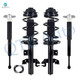 Set of 4 Front Quick Complete Strut-Coil Spring Assembly-Rear Complete Shock Absorber Kit For 2014-2018 Jeep Cherokee Old Version