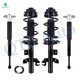 Set of 4 Front Quick Complete Strut-Coil Spring Assembly-Rear Complete Shock Absorber Kit For 2014-2018 Jeep Cherokee Trailhawk