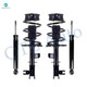 Set of 4 Front Quick Complete Strut-Coil Spring Assembly-Rear Shock Absorber For 2014 Nissan Murano