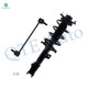Front Left Sway Bar Link-Quick Complete Strut-Coil Spring Assembly For 2013-2018 Hyundai Santa FE