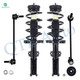 Set of 4 Front Sway Bar Link-Quick Complete Strut-Coil Spring Assembly For 2010-2016 Cadillac SRX