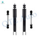 Set of 4 Front Sway Bar Link-Shock Absorber For 2000-2006 GMC Yukon